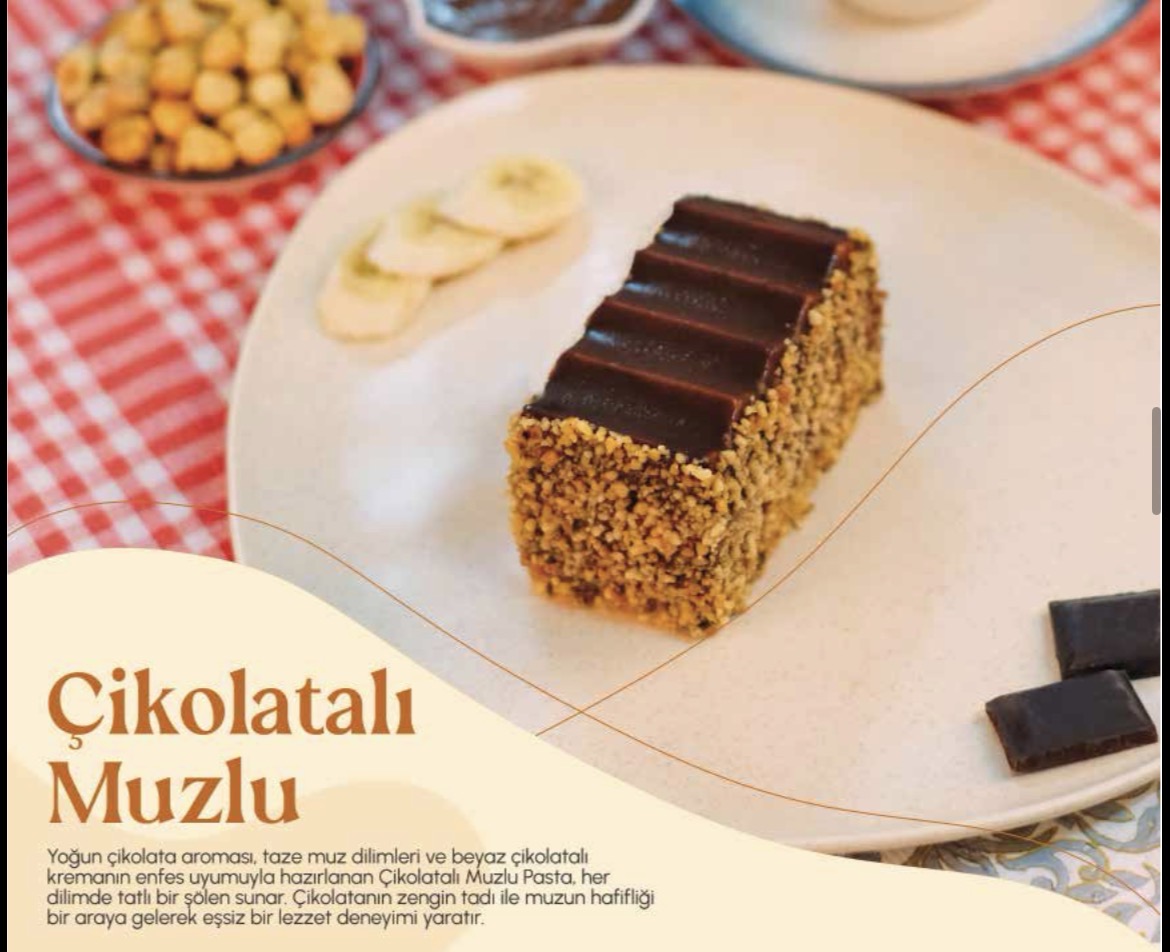 Çikolatalı muzlu pasta